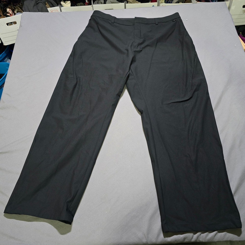 Nike 24.7 Dri-FIT Pants Mens 38x32 Black Straight Leg Performance HV0377-010
